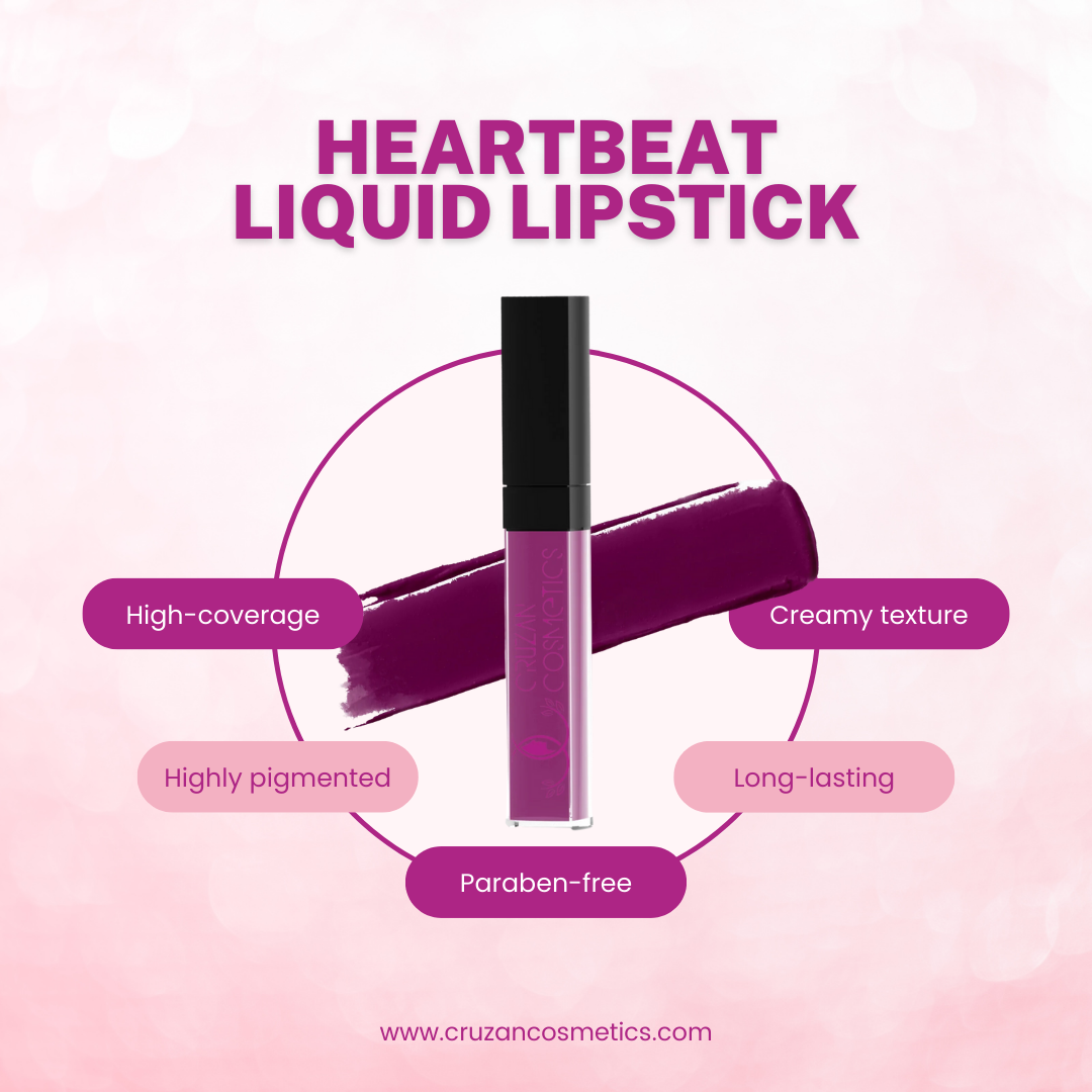 Make a Bold, Ethical Statement with Cruzan Cosmetics' Heartbeat Liquid Lipstick