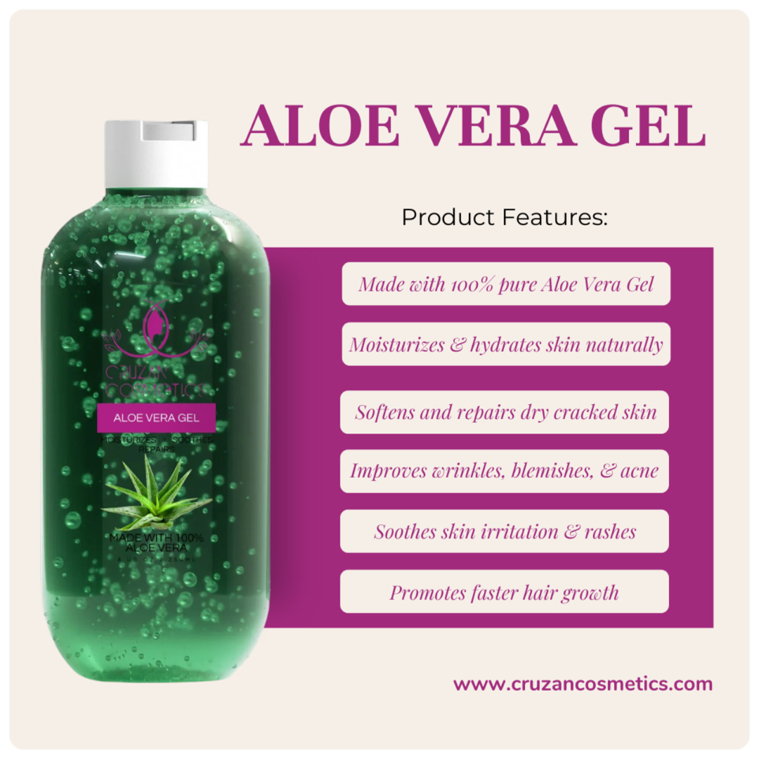 Embrace the Power of Nature with Cruzan Cosmetics' Aloe Vera Gel