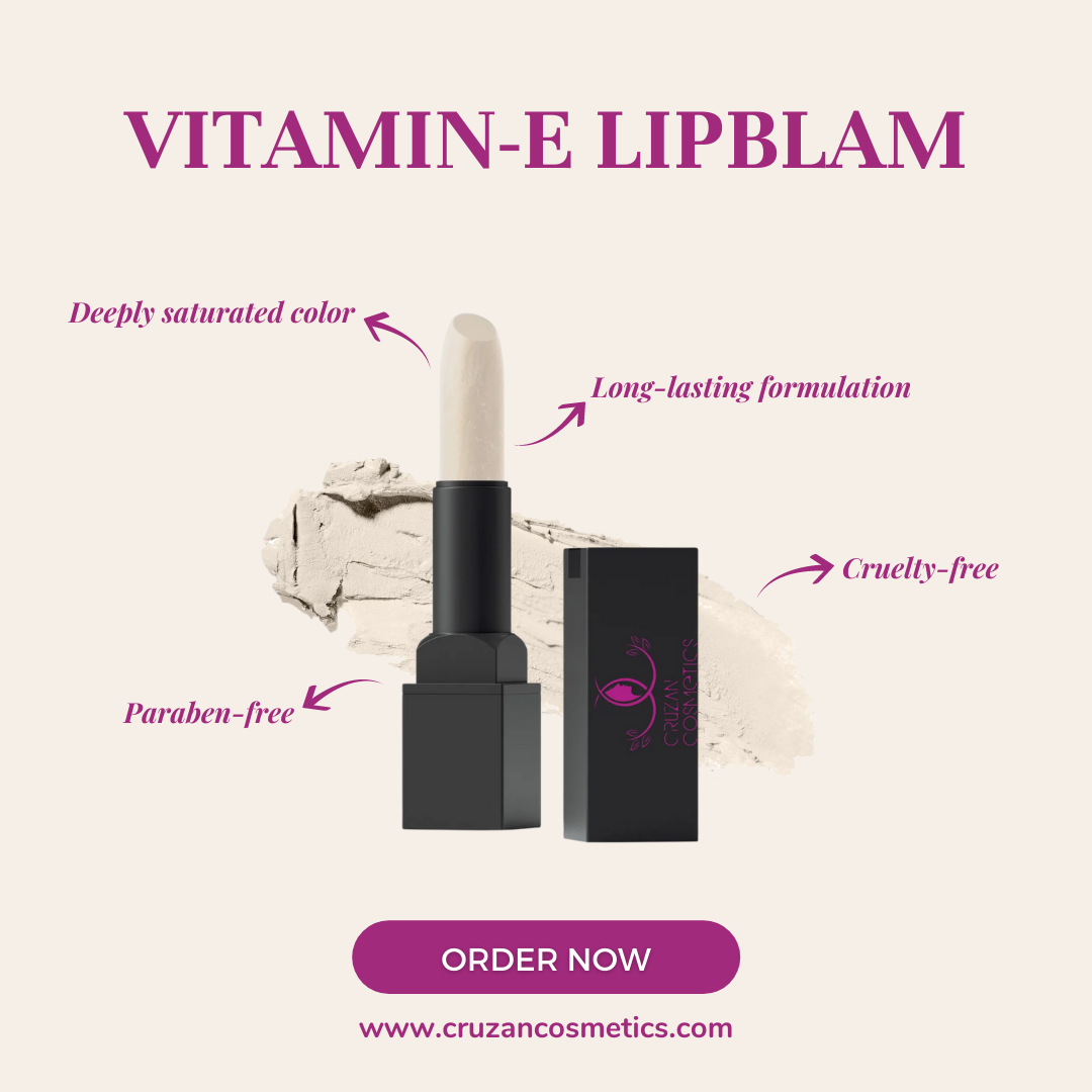 Say Goodbye to Chapped Lips with Cruzan Cosmetics Cruelty-Free Vitamin E Lip Balm